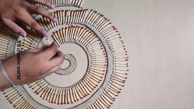 Unique Wall Hanging Craft Using Matchstick | Home Decoration Ideas
