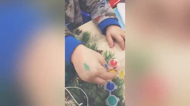 Мастер класс «Лучшая новогодняя игрушка», Платон и Ксения Кондрашовы, д/с181, 2-ая младшая группа. смотреть онлайн