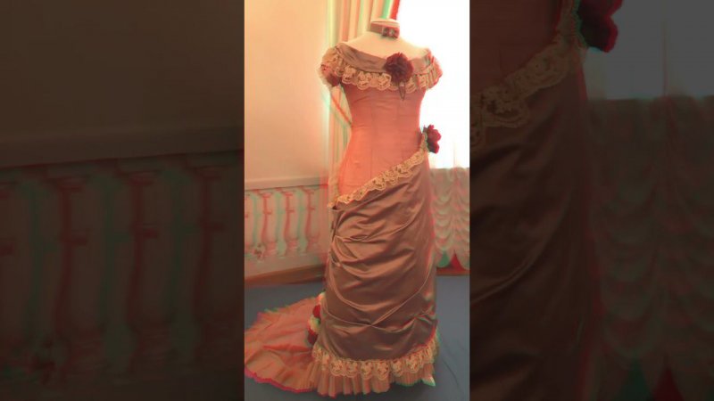 3D. Ожившее платье-01 с картины / Revived dress-01 from a painting