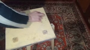 Ремонт: старой советской табуретки и замена саморезов