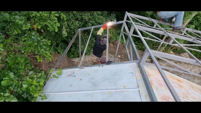 Монтируем навес за 2 дня / 8 * 6 метров