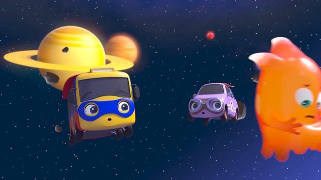 Super Buster Planet Colors | Go Buster - Bus cartoons & Kids stories | Kids Videos смотреть онлайн