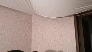 Монтаж полотна натяжного потолка своими руками