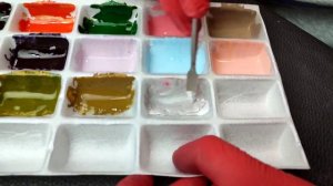 Как колеровать из 5 цветов? Учимся!