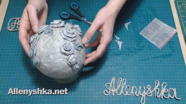 Как быстро сделать красивые листья для роз из газет своими руками Простые листья из газет и клейсте смотреть онлайн