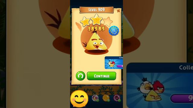 Angry Birds Pop Level 909 (2 ways - Chuck vs Poppy) смотреть онлайн