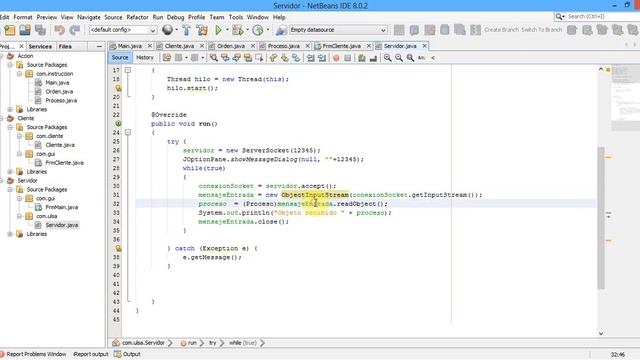 Ejecución de procesos en forma remota Java Socket + Java смотреть онлайн