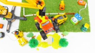 Вспыш и машинки на стройке - Строим дом.mp4 смотреть онлайн