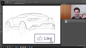 Cómo dibujar y diseñar coches | Dibujo en Photoshop