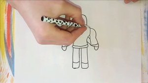 Как Нарисовать Роблокс Маркерами/РисункиМаркером/Рисунки Для Детей и Начинающих|How To Draw A Roblo
