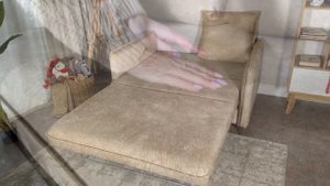 Компактный диван-кровать "Фьорд Smart 120" длиной 142 см