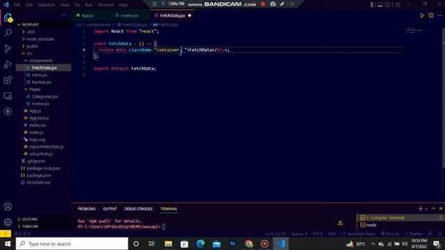 News API React JS  | React JS Project For Beginners | How to use Axios | React JS Projects |