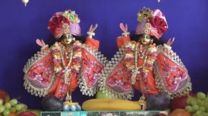 02.10.22 Брахмотсава.  Приветствие Божеств.  Гуру-пуджа Шриле Прабхупаде.