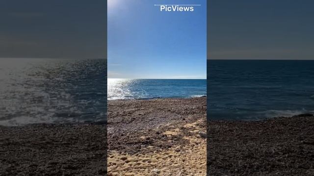 Испания. Playa el Bon Nou. 25 декабря 2023. Как выглядит пляж сегодня. Погода. Обстановка