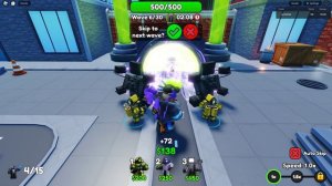 Зашёл на Бесконечный режим и сыграл на Нормальной сложности в Туалет Тавер Дефентс