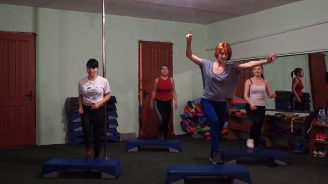 Разминка 3 степ аэробика смотреть онлайн