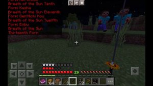 Стал Танджиро в Майнкрафт ПЕ/Мод на КРД