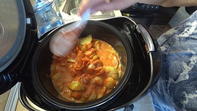 #Кабачковая икра в #мультиварке. Это просто СУПЕР!!! смотреть онлайн