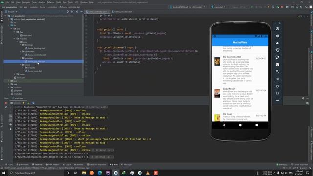 Flutter GetX pagination