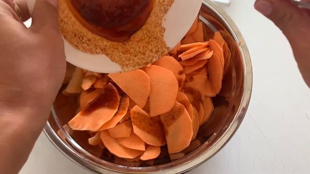 Чипсы из Батата /Сладкого Картофеля | Пошаговый рецепт
