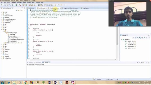 E-Record , Programming in Java lab , Experiment 6 смотреть онлайн