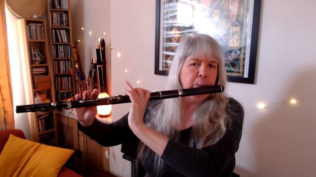 The Mossy Banks - traditional Irish reel played on wooden flute смотреть онлайн