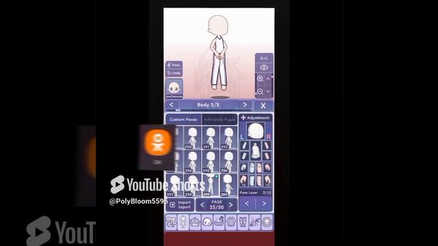 2 часть создаю персонажей в стиле приложений из телефона__Gachalife2__#gacha #тренды #gachagame.mp4