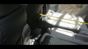 Варианты транформации салона Тойота Хайлендер 40. Замеряем сантиметры.