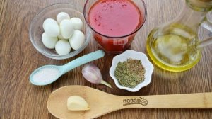 Перепелиные яйца маринованные