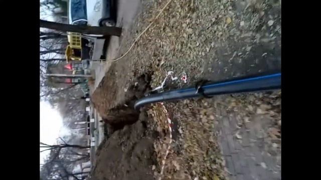 Санация канализационного трубопровода в Комсомольском парке ✊