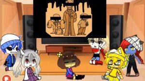 Реакцыя андертейл на lb sans vs dust sans
