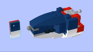 Megalodon MOC LEGO 31088 2 to 1 Alternate Digital Build