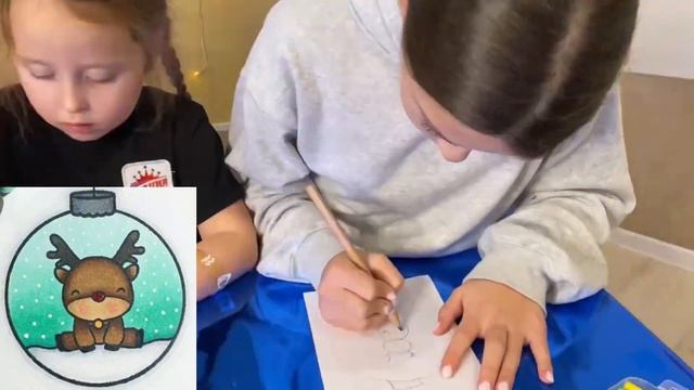 РИСУЕМ ЗА 30 сек ,1 мин и 5 мин ЧЕЛЛЕНДЖ ❤️❄️✏️ смотреть онлайн