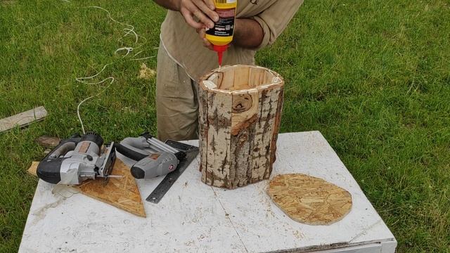 Кашпо для цветов своими руками.Оригинальные изделия из дерева смотреть онлайн