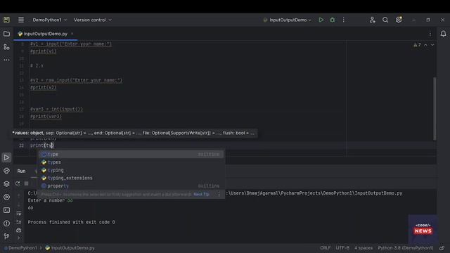 Python input | Python input output functions | Python Tutorial