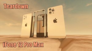 We are testing the strength of iFone 12 Pro Max in (Teardown)