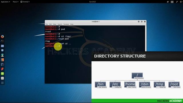 007 Перемещение по папкам | Этичный хакинг с Kali Linux смотреть онлайн