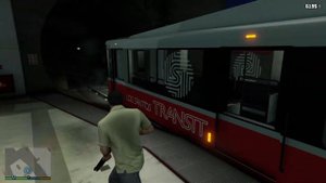 Grand Theft Auto V (Metro Station - GTA 5) Metro Station Tour in GTA V - Metro Captured by Michael