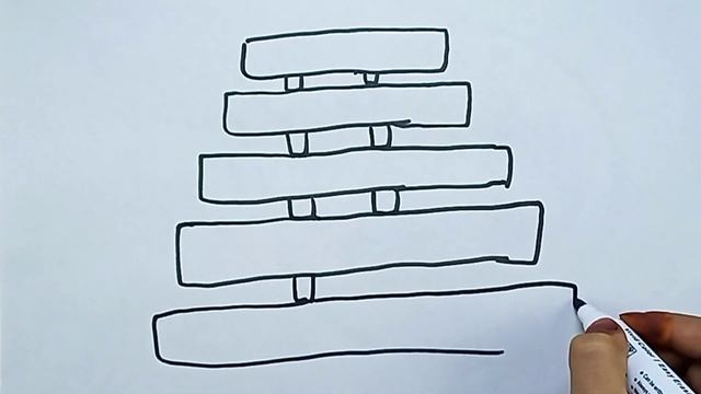 Drawing Rainbow Easy for kids | Bolalar uchun Kamalak chizish | Как нарисовать радугу