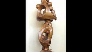 Начало. ( Cкульптура в дереве h=80cm)