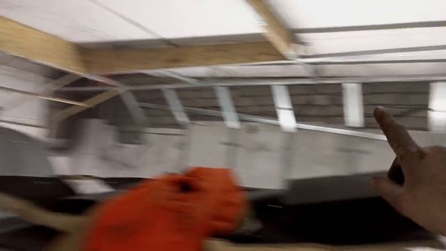 Обшиваю малярку в гараже под гипсокартон