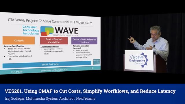 VES201. Using CMAF to Cut Costs, Simplify Workflows & Reduce Latency смотреть онлайн