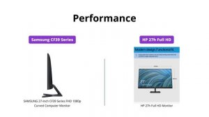 Samsung CF39 vs HP 27h | Curved vs IPS Monitor Comparison