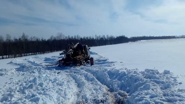 Ферма зимой. Бурение скважины попытка 1