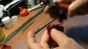Мастер класс. Цветок из кожи. Часть 1