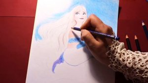 Эльза Русалка. Как нарисовать Эльзу Русалку How to draw Elsa Mermaid Frozen