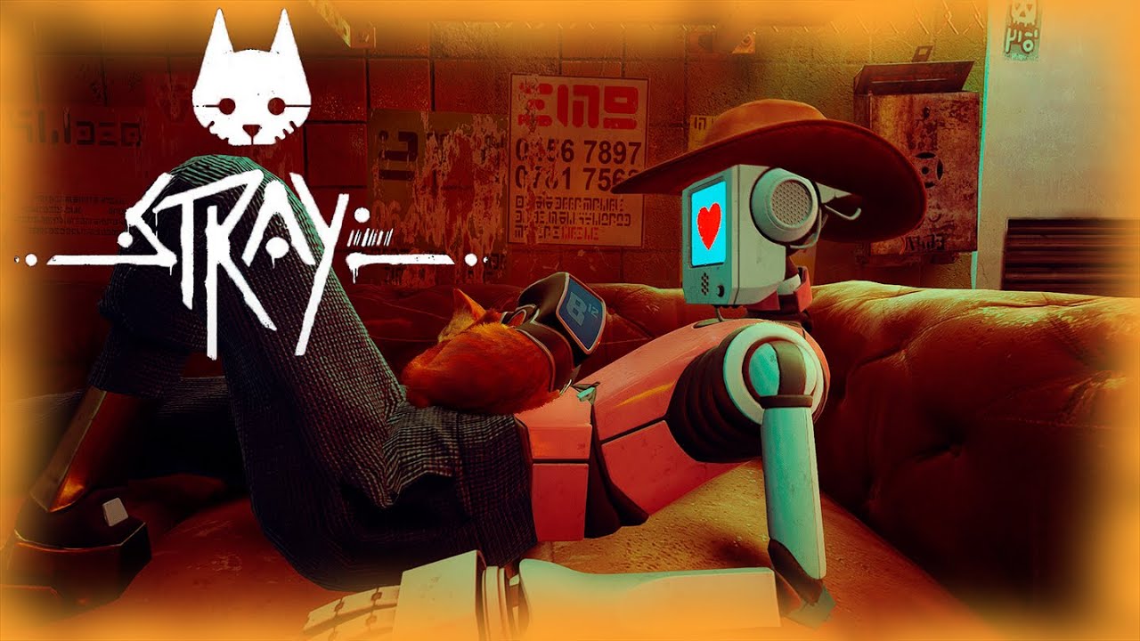 Прохождение Stray ч 1 на русском (Без комментариев, русские субтитры, игрофильм)