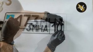 3д буквы на номер машины Казахстанские номера, контакты в описании.