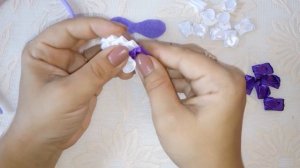Ободок канзаши. Ободок из атласных лент Канзаши. Kansashe's headband. Kanzashi flowers