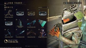 Warframe Baro Ki'Teer February 23 2024! Paracyst Zebra Skin! Primed Ravage Primed Chilling Graps!